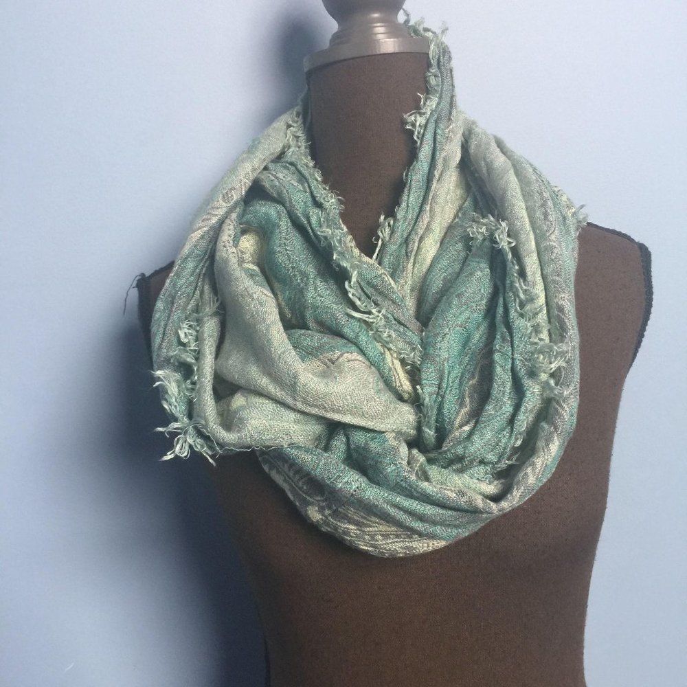 Collection 18 Boho Fringe Infinity Scarf